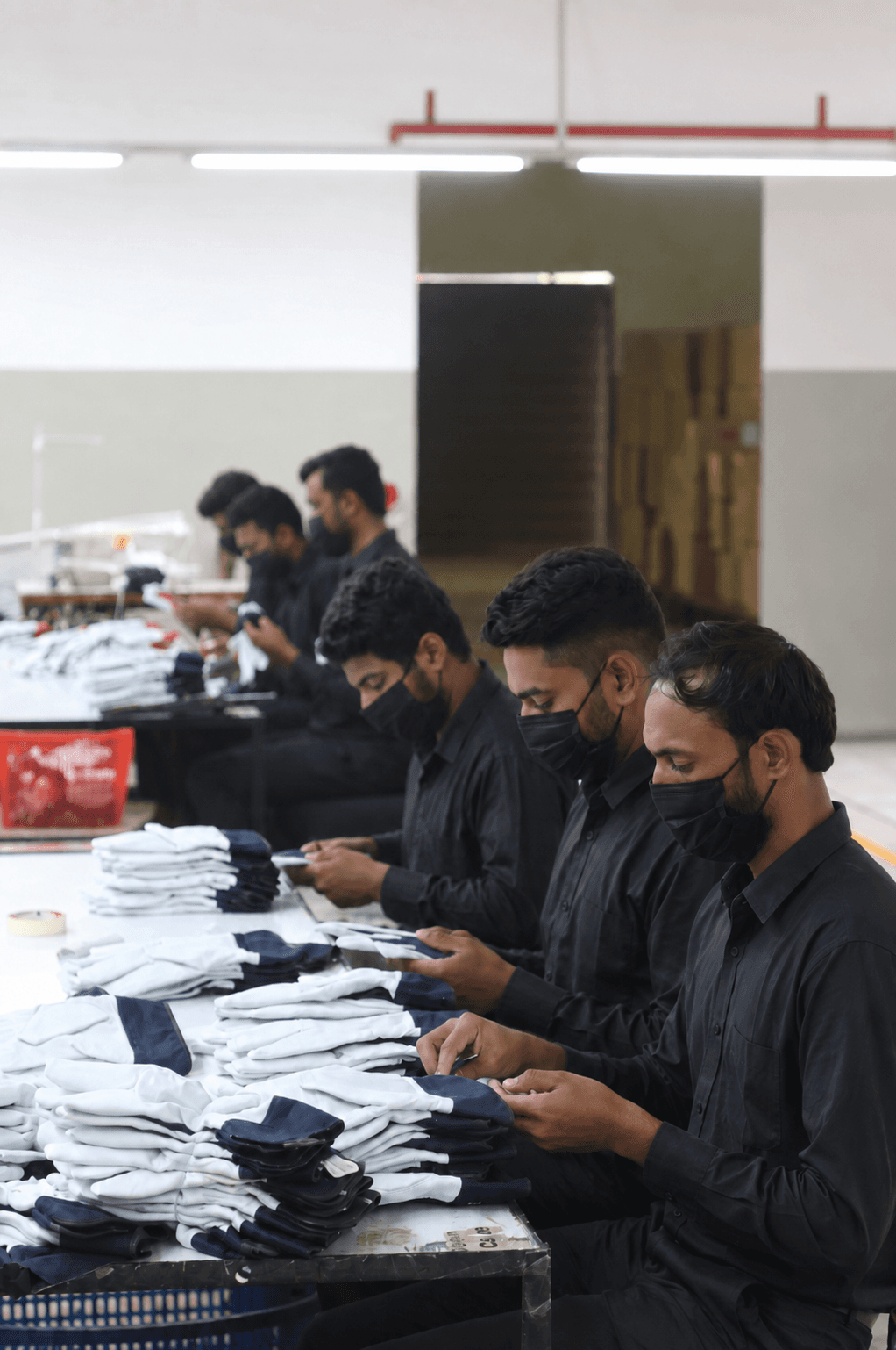 Export-ready packing at Uswa Sports Sialkot